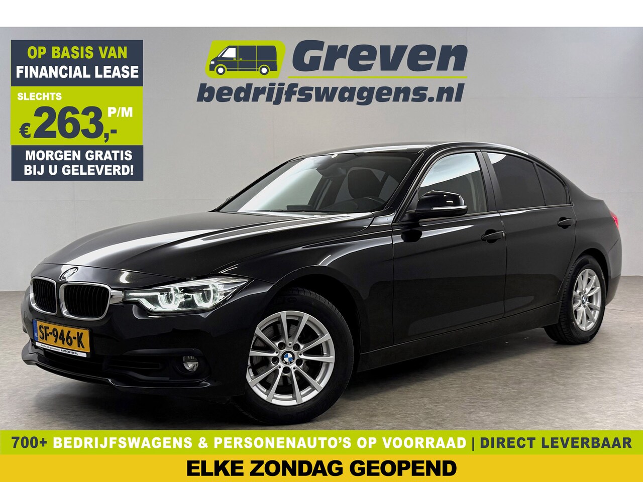 BMW 3-serie - 318i Executive LED Clima Cruise Navigatie PDC 16''LMV - AutoWereld.nl