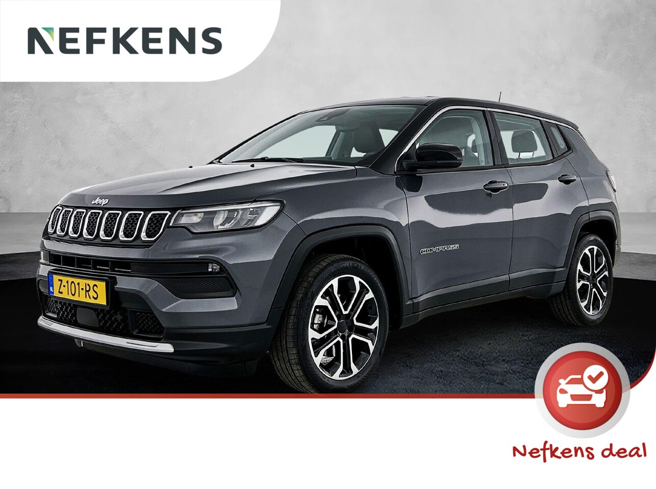 Jeep Compass - 1.5T e-Hybrid Summit | Demo | Climate Control | Achteruitrijcamera | Handsfree Kofferbak | - AutoWereld.nl