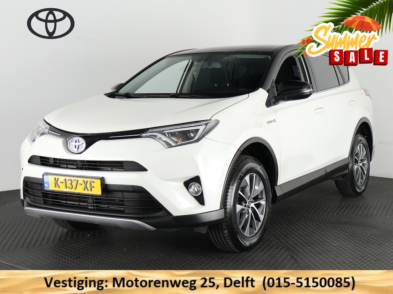 Toyota RAV4 - 2.5 HYBRID FIRST EDITION BI-TONE AUTOMAAT 2e EIG. 100% ONDERHOUDEN.NAVI.PDC.CLIMA.CRUISE - AutoWereld.nl