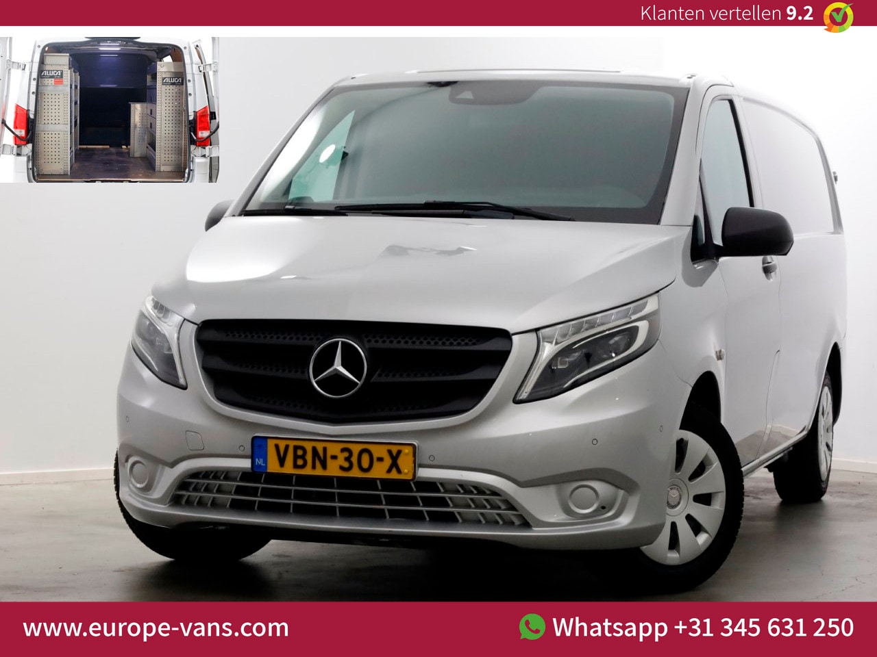 Mercedes-Benz Vito - 114 CDI 136pk 7G Automaat Lang LED/Camera/Inrichting 01-2020 - AutoWereld.nl