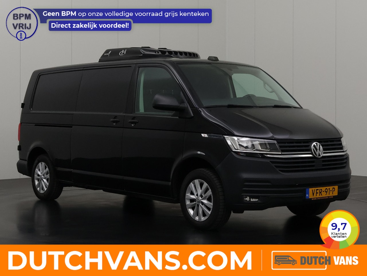 Volkswagen Transporter - 2.0TDI Lang Koelwagen | Airco | Cruise | 3-Persoons | Trekhaak - AutoWereld.nl
