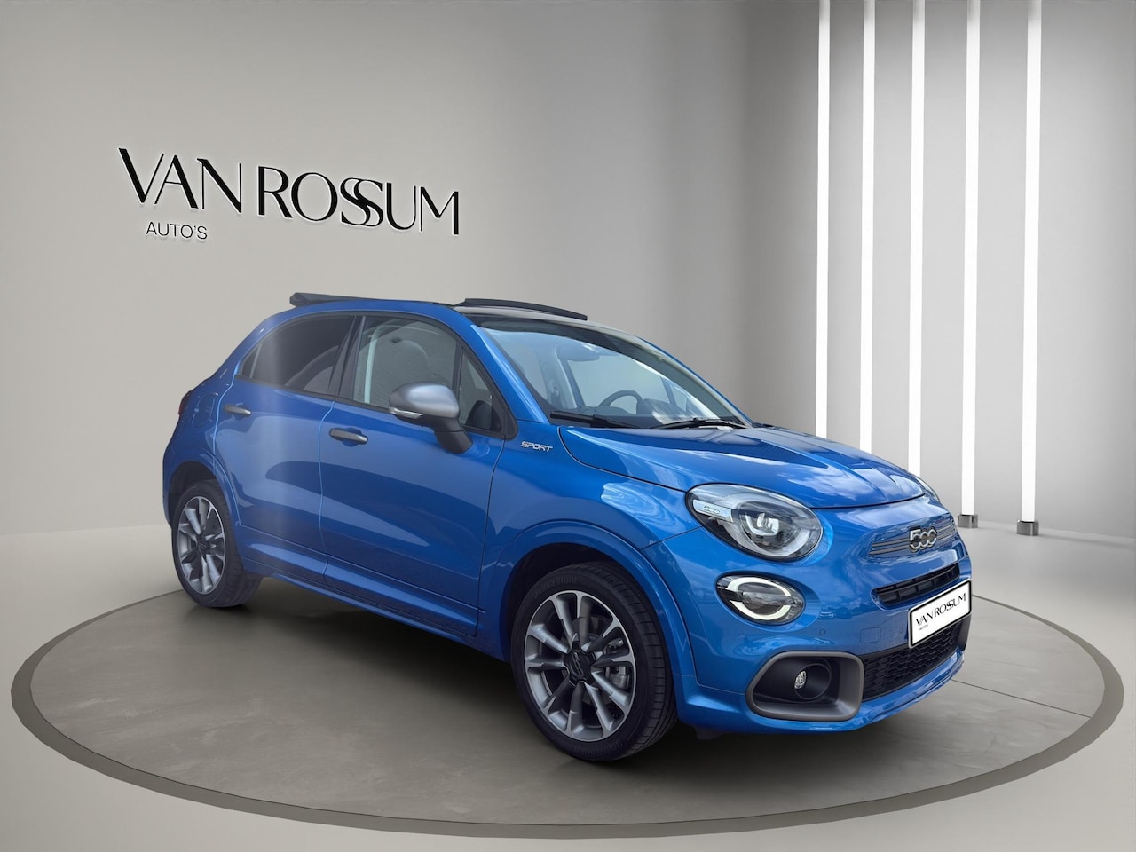 Fiat 500 X - 1.5 Hybrid 130 DCT7 Sport Cabrio | 5Drs| Automaat| Leder | Navigatie | Camera | Stoelverwa - AutoWereld.nl