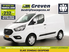 Ford Transit Custom - 320 2.0 TDCI L1H1 Airco Cruise LED Parkeersensoren 3 Persoons Schuifdeur