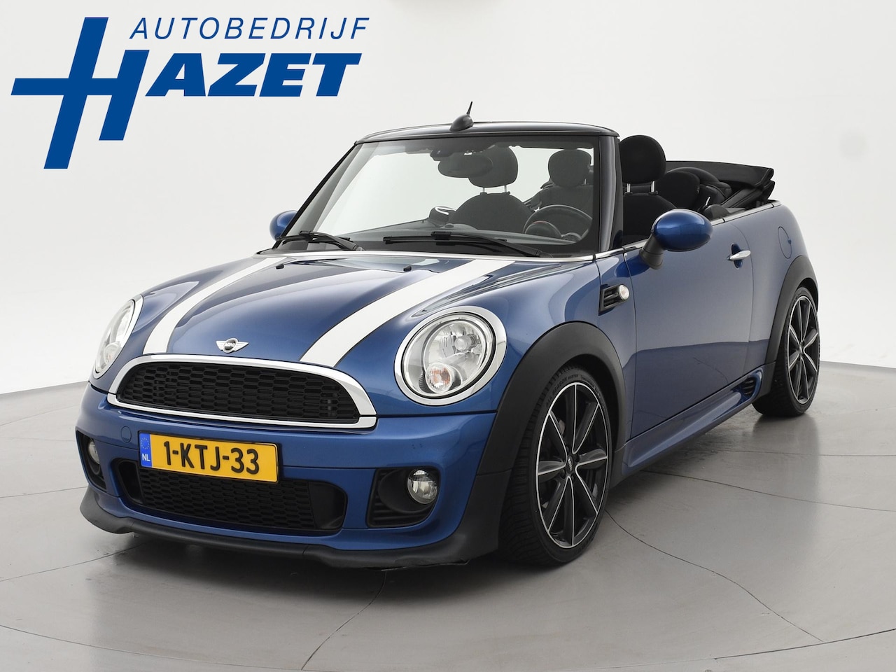 MINI Cabrio - Mini 1.6 COOPER 122 PK 6-BAK JOHN COOPER WORKS PAKKET + STOELVERWARMING | 18 INCH | NAVIGA - AutoWereld.nl