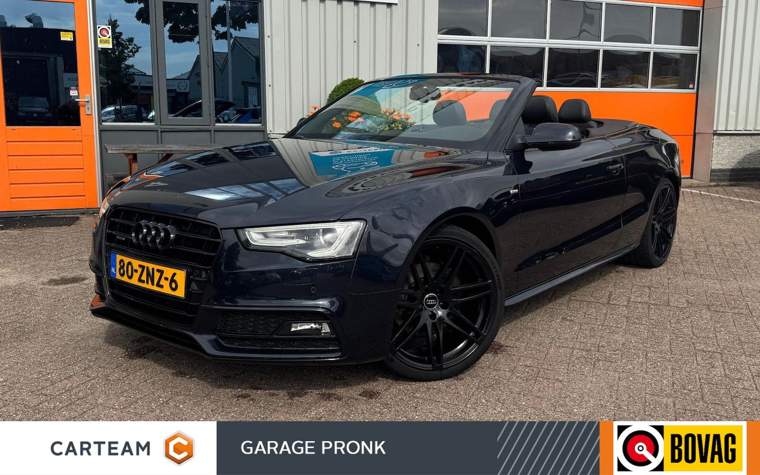 Audi A5 Cabriolet - 2.0 TFSI S-LINE 2X CARPLAY/NAVI/KEYLESS/NEKVERWAR - AutoWereld.nl