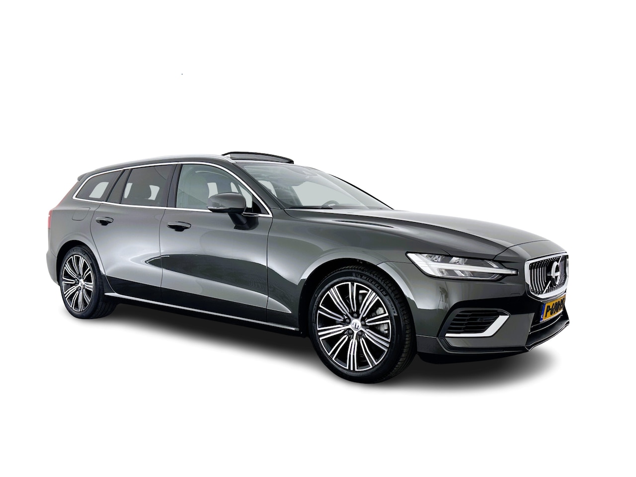 Volvo V60 - 2.0 T6 Plug-in hybrid AWD Plus Bright (INCL.BTW) *PANO | LUXURY-LEATHER | FULL-LED | DIGI- - AutoWereld.nl