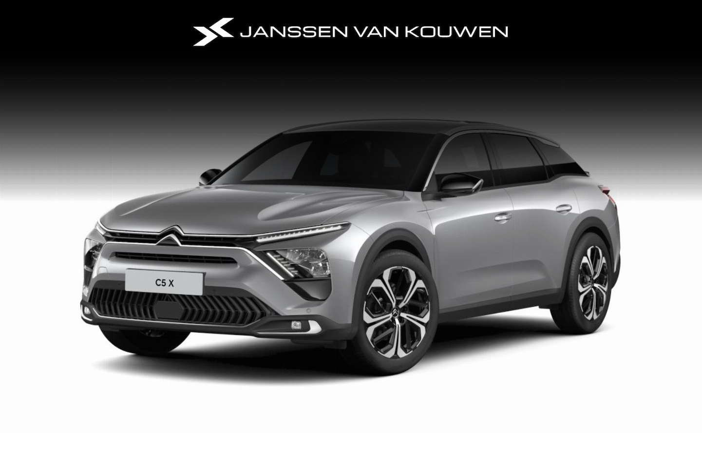 Citroën C5 X - Business Plus | 19" lichtmetalen velgen 'Onyx black' met Onyx black aero inserts | Ambianc - AutoWereld.nl