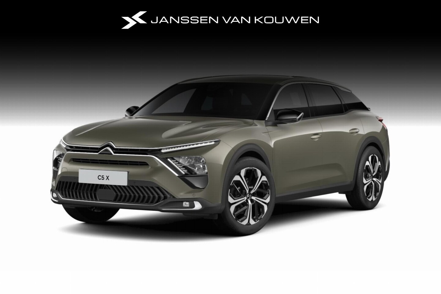 Citroën C5 X - Business Plus | 19" lichtmetalen velgen 'Onyx black' met Onyx black aero inserts | Ambianc - AutoWereld.nl