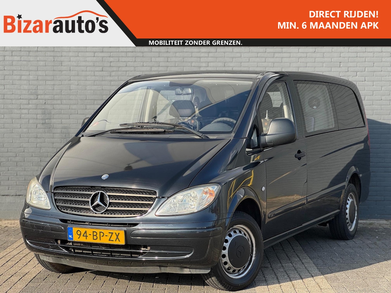 Mercedes-Benz Vito - 111 CDI 320 | Automaat | Youngtimer | Airco | Dubbelcabine | Lang | NAP - AutoWereld.nl