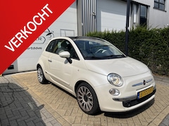 Fiat 500 - 0.9 TwinAir Lounge Panoramadak, Leder, Airco