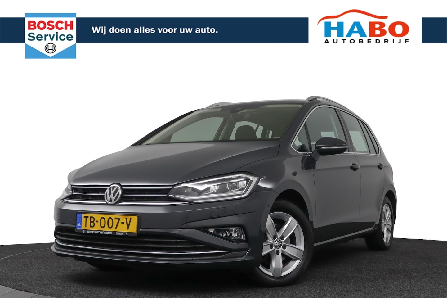Volkswagen Golf Sportsvan - 1.5 TSI HIGHLINE ACT 150PK DSG AUTOMAAT ECC/ADAP.CRUISE/NAV/CAMERA/PARK.SENS/WEGKLAP.TREKH - AutoWereld.nl