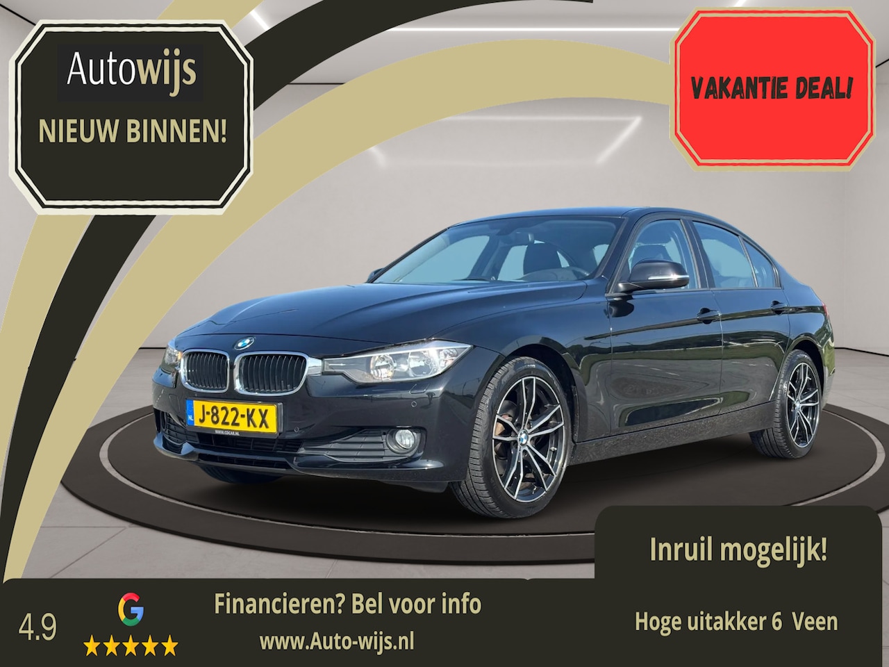 BMW 3-serie - 316i|Trekhaak|LM-VELG|AUT|NAVI|PDC - AutoWereld.nl