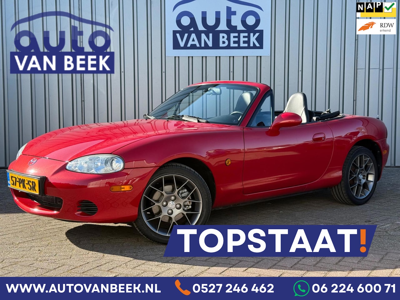 Mazda MX-5 - 1.6i|Leder|NAP|Roestvrij|Originele staat|Uniek! - AutoWereld.nl