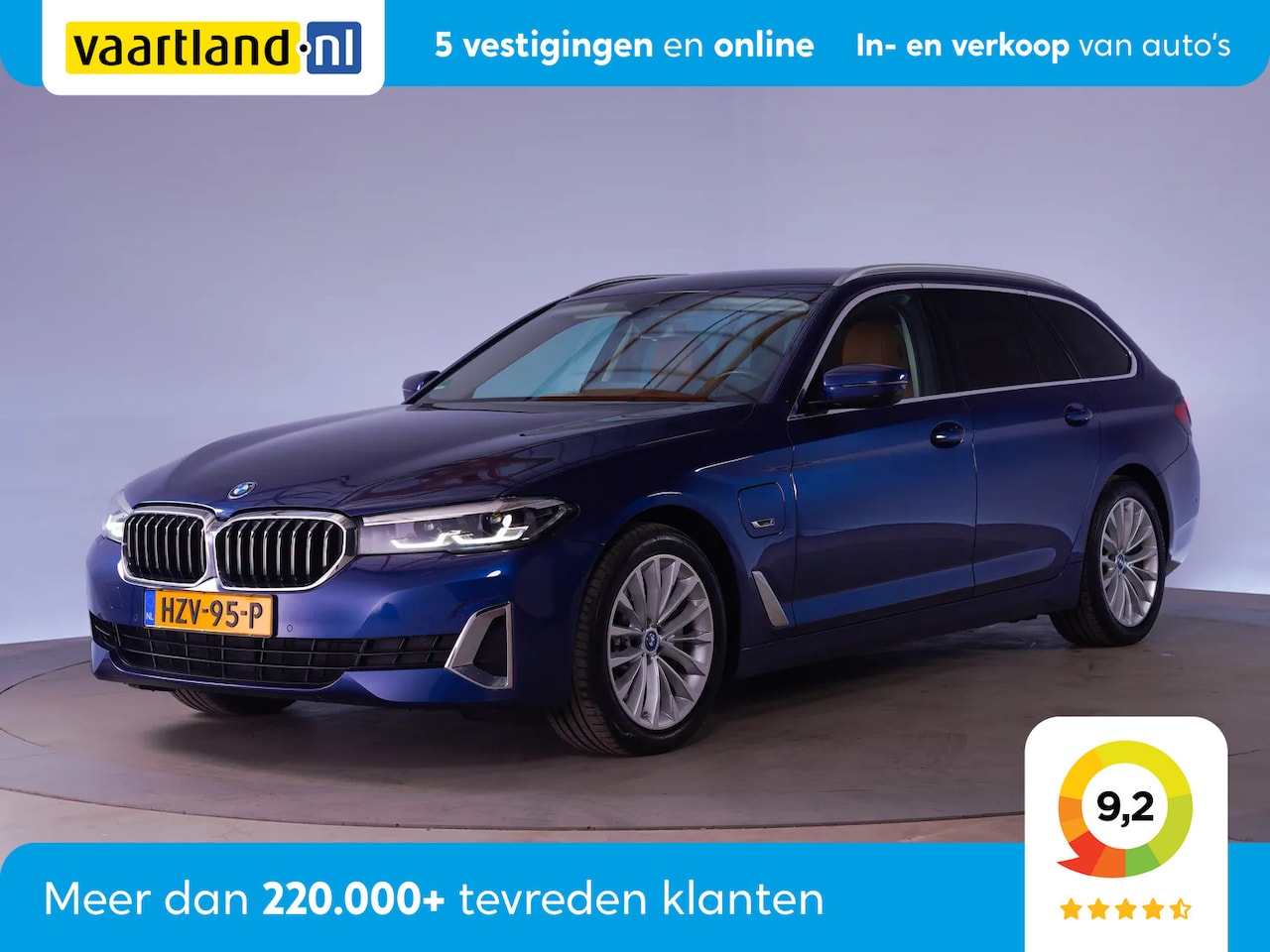 BMW 5-serie Touring - 530e High Executive Luxury [ Leder Stoelverw. Live-cockpit prof. Camera ] - AutoWereld.nl