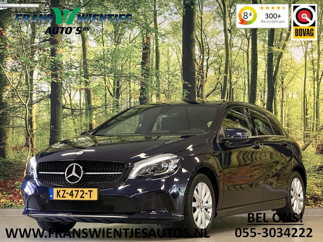 Mercedes-Benz A-klasse - 160 Ambition | Trekhaak | Cruise Control | Parkeersensoren | Navigatie | Isofix | Aircondi - AutoWereld.nl