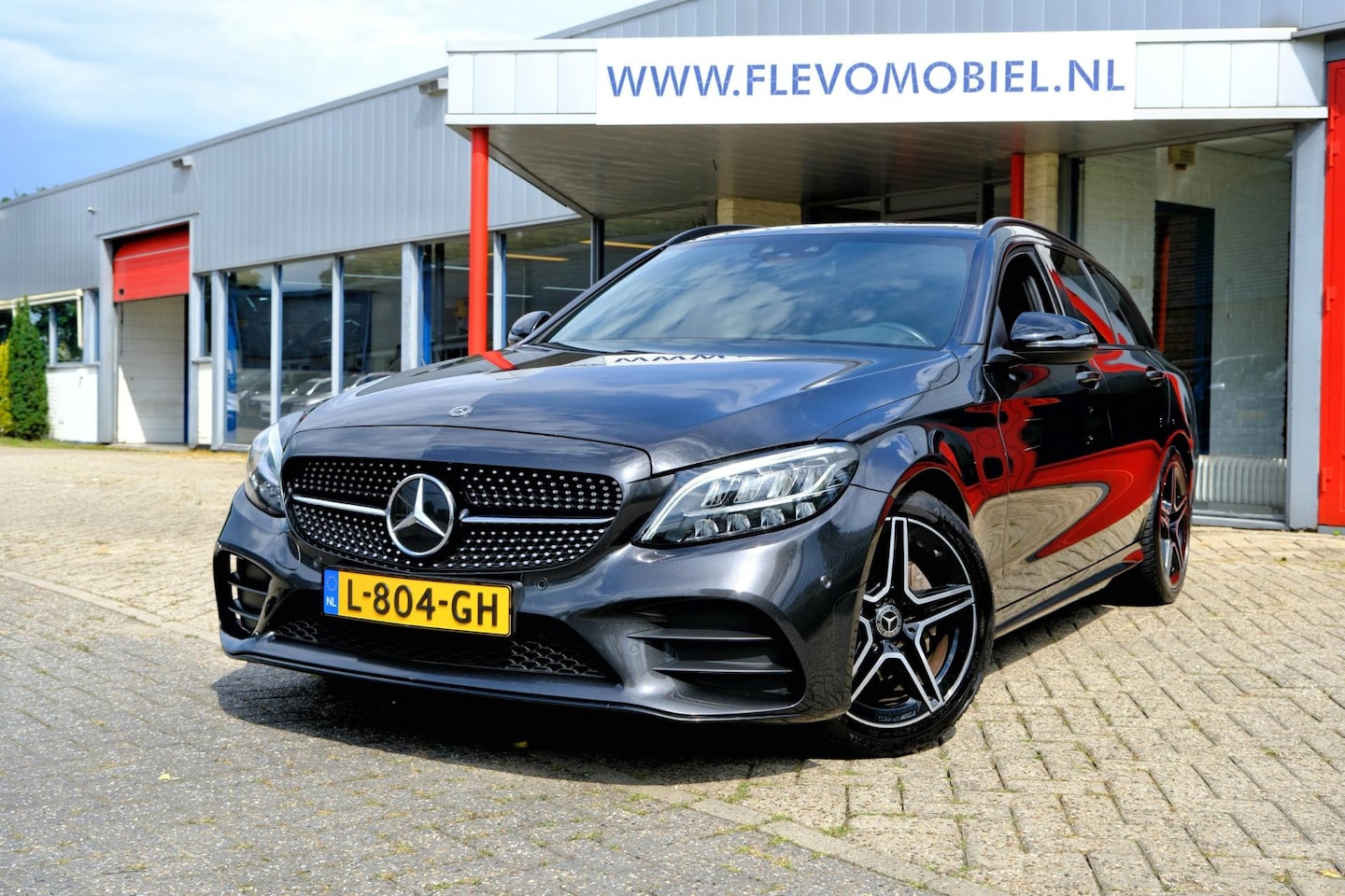 Mercedes-Benz C-klasse Estate - 180 Business Solution AMG Aut. Pano|1e Eig|Leder|Sportstoelen|LED|LMV|Enz! - AutoWereld.nl