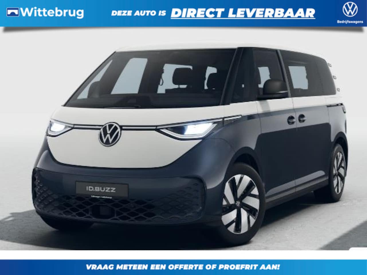 Volkswagen ID. Buzz - Pro Bulli 86 kWh LWB 6p. Pro Bulli 86 kWh LWB 6p. - AutoWereld.nl