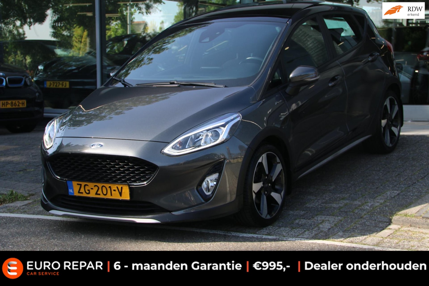 Ford Fiesta - 1.0 EcoBoost Active AUTOMAAT PANO-DAK NAP! - AutoWereld.nl