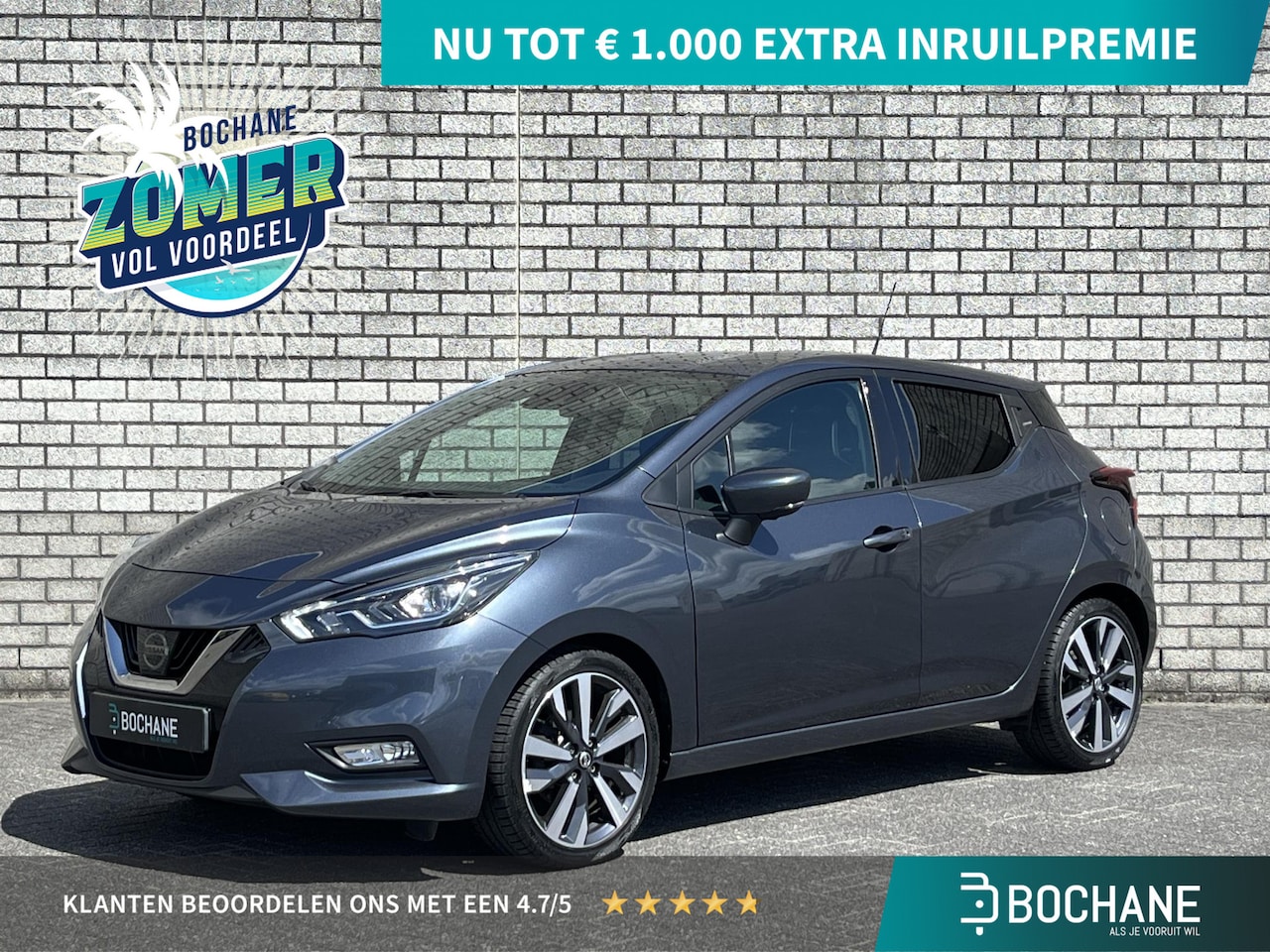 Nissan Micra - 0.9 IG-T Tekna | BOSE-audiosysteem | 360° Camera | DAB+ | Afneembare Trekhaak - AutoWereld.nl