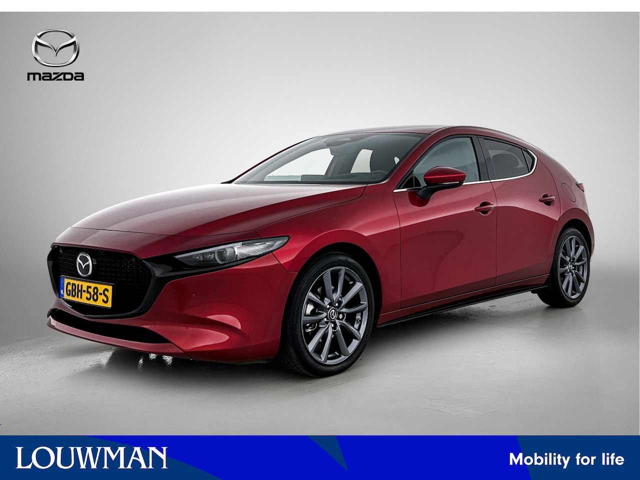 Mazda 3 - 2.0 e-SkyActiv-G M Hybrid 150 Exclusive-line | Navigatie | Stoelverwarming | - AutoWereld.nl