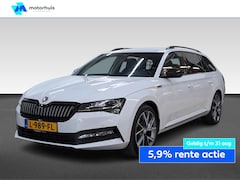 Skoda Superb Combi - 1.4 TSI PHEV 217PK DSG SPORTLINE BUSINESS NAVI PDC TEL CAMERA NAP