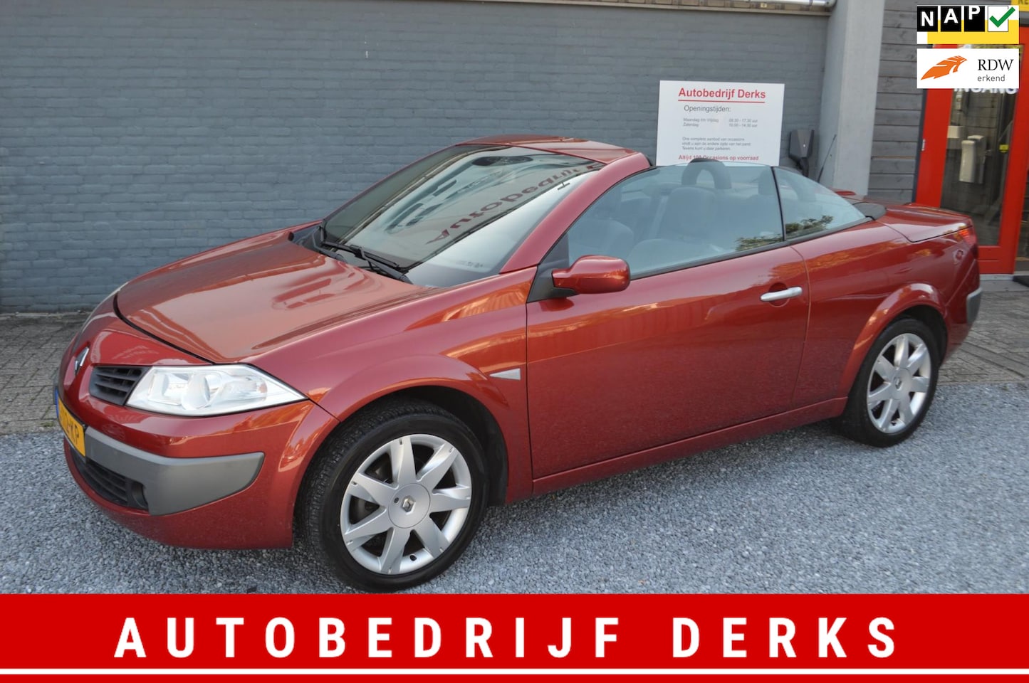 Renault Mégane coupé cabriolet - 1.6-16V 2006 Airco Sport Eerste Eigenaar - AutoWereld.nl