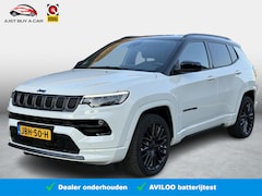 Jeep Compass - 4xe 240 Plug-in Hybrid Electric S Black Edition / 50 KM Electrisch / SoH 100% / Dealeronde