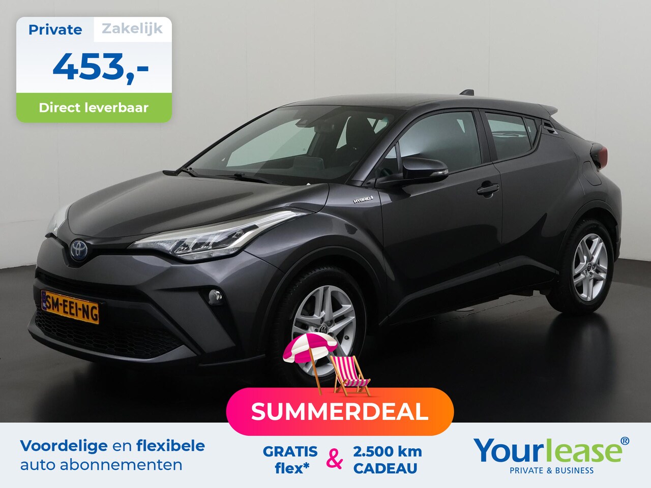 Toyota C-HR - 1.8 Hybrid Active | All-in 453,- Private Lease | Zondag Open! - AutoWereld.nl