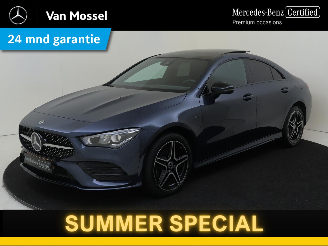 Mercedes-Benz CLA-Klasse - 250 e AMG Line / Stoelverwarming / Achteruitrijcamera / Panaroma-schuifdak / Night-Pakket - AutoWereld.nl