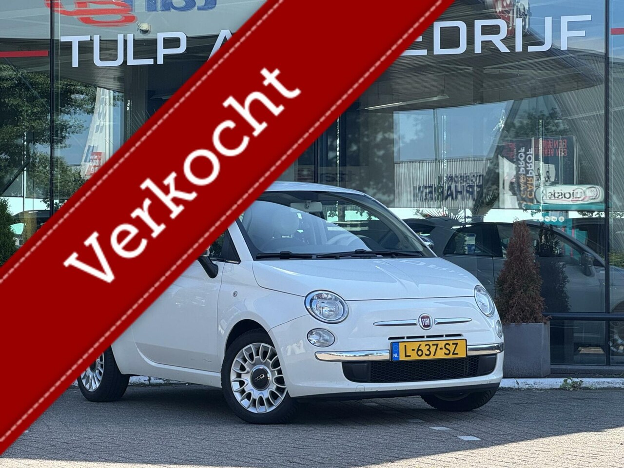 Fiat 500 - 1.2 Lounge Airco LM Velgen Chroom Zeer mooie staat! - AutoWereld.nl