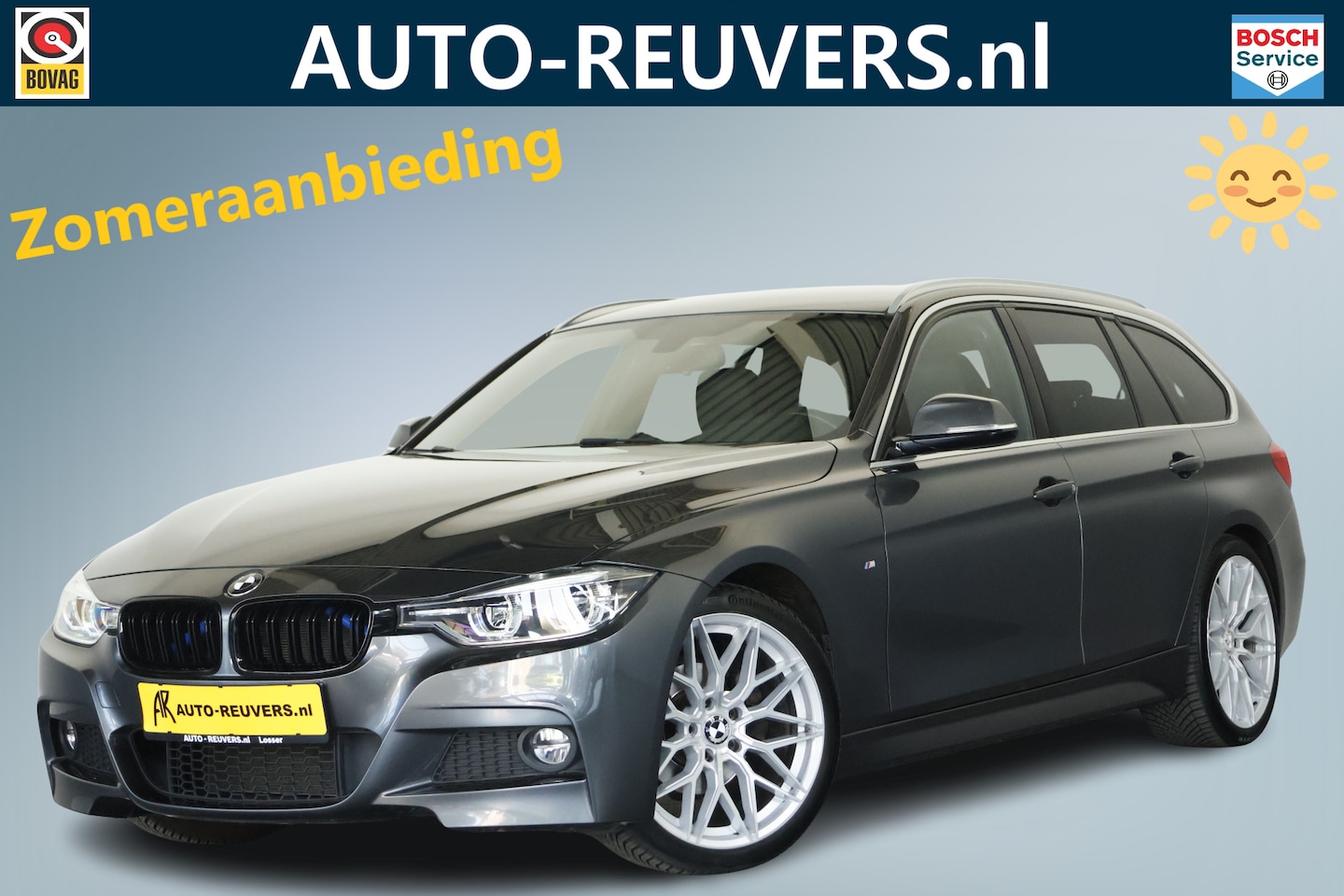 BMW 3-serie Touring - 320i M-Sport 184pk / LED / Leder / CarPlay / Navi / 4S band - AutoWereld.nl