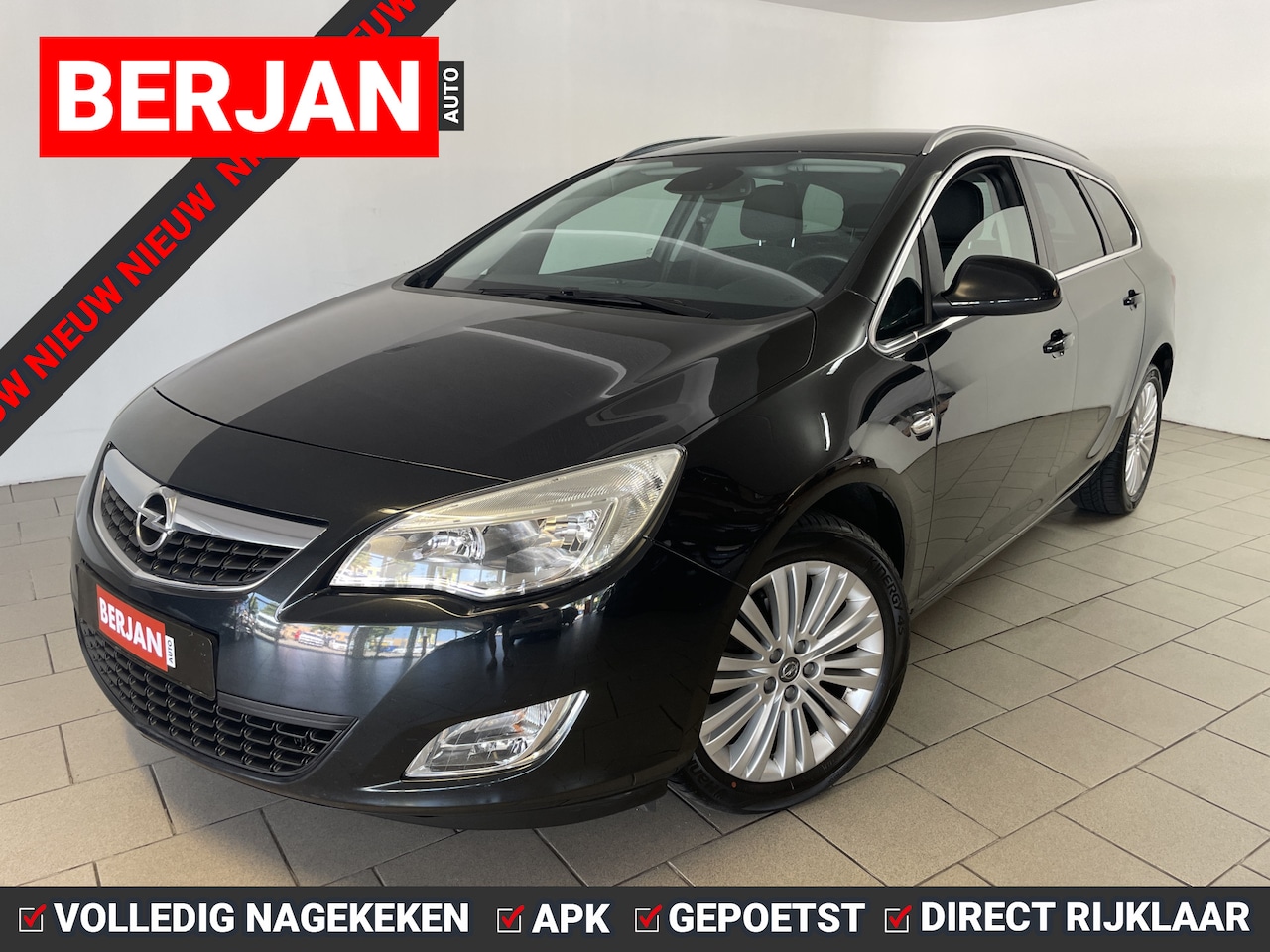Opel Astra Sports Tourer - 1.4 Cosmo AIRCO CLIMA NAVI CRUISE BLUETOOTH PDC ALLSEASON BANDEN NWE APK INRUIL MOG ZEER N - AutoWereld.nl