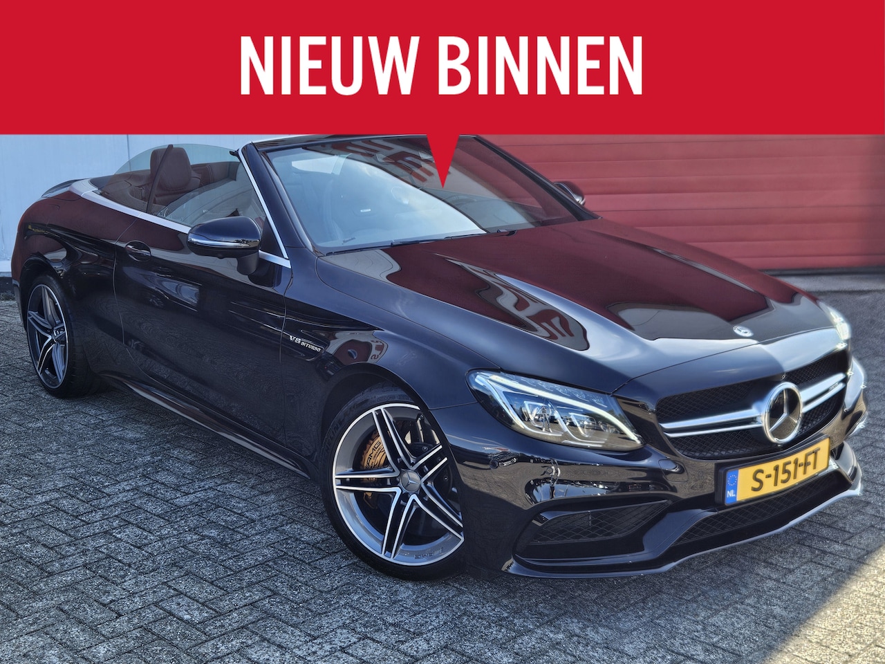 Mercedes-Benz C-klasse Cabrio - AMG 63 | Burmester | Carbon Ceramic Brakes - AutoWereld.nl