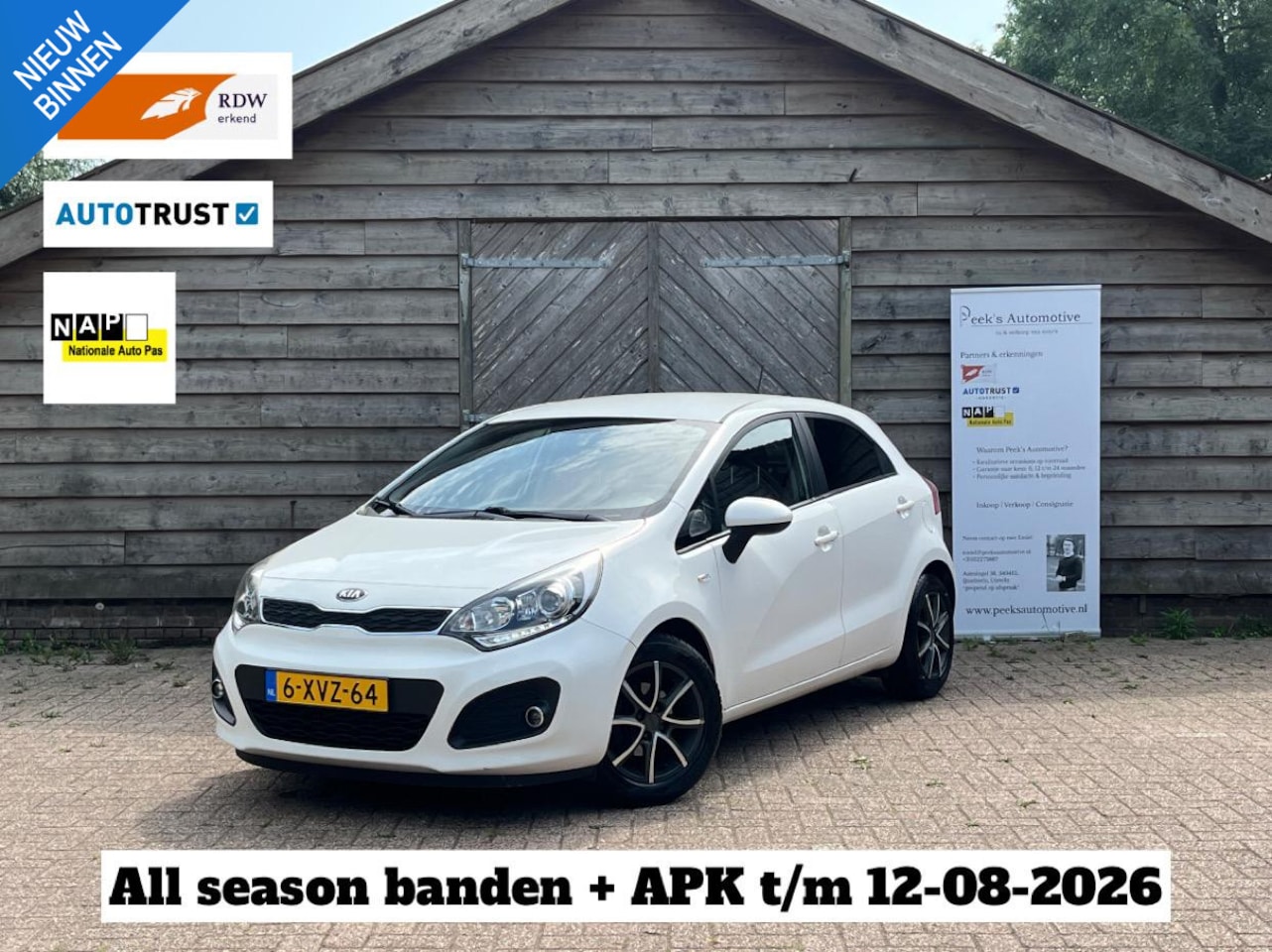 Kia Rio - 1.2 CVVT BusinessLine | Airco | Cruise | Elektrische ramen | Lichtmetaal | All Season band - AutoWereld.nl