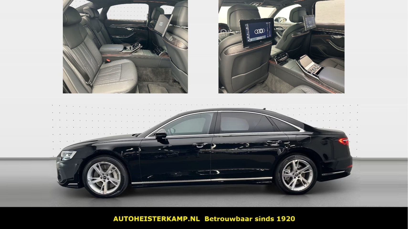 Audi A8 - 60 TFSI e quattro Lang 463 PK Individual Rear Seats Panoramadak Head-Up Bang en Olufsen - AutoWereld.nl