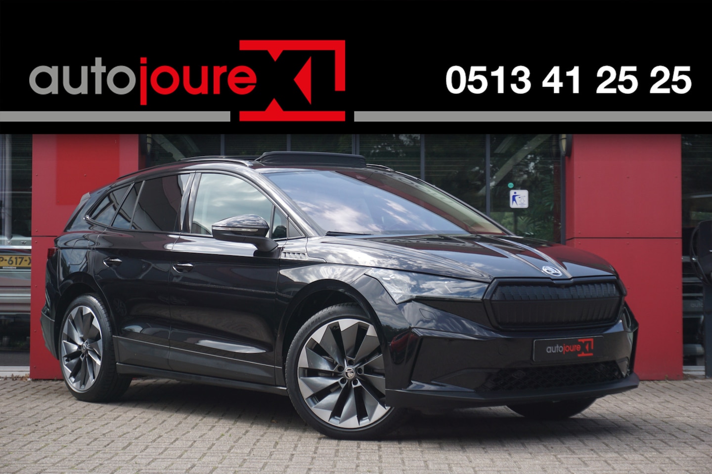 Skoda Enyaq iV - 60 | Black Line | Schuifdak | Leder | Pack Winter | Origineel NL | - AutoWereld.nl