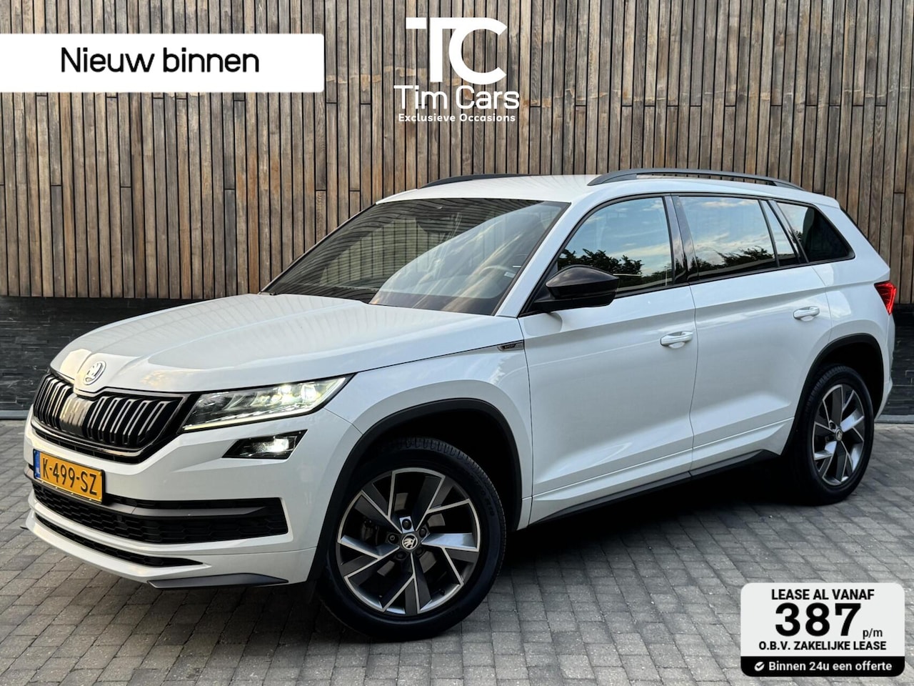 Skoda Kodiaq - 1.5 TSI Sportline Automaat | Trekhaak uitklapbaar | Navigatiesysteem | Stoelverwarming | S - AutoWereld.nl