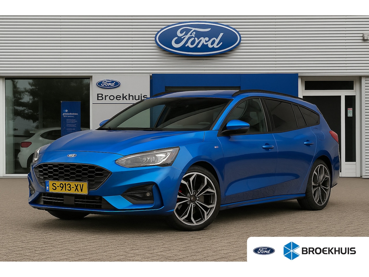 Ford Focus Wagon - 1.0EB Hybrid ST Line X | NL AUTO! | DEALER OH! | TREKHAAK | CAMERA | CRUISE | LED | PARK S - AutoWereld.nl
