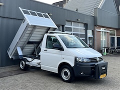 Volkswagen Transporter - 2.0 TDI L1H1 Pick up Kipper open laadbak Airco Trekhaak 2200kg trekgewicht 1e eigenaar Dea