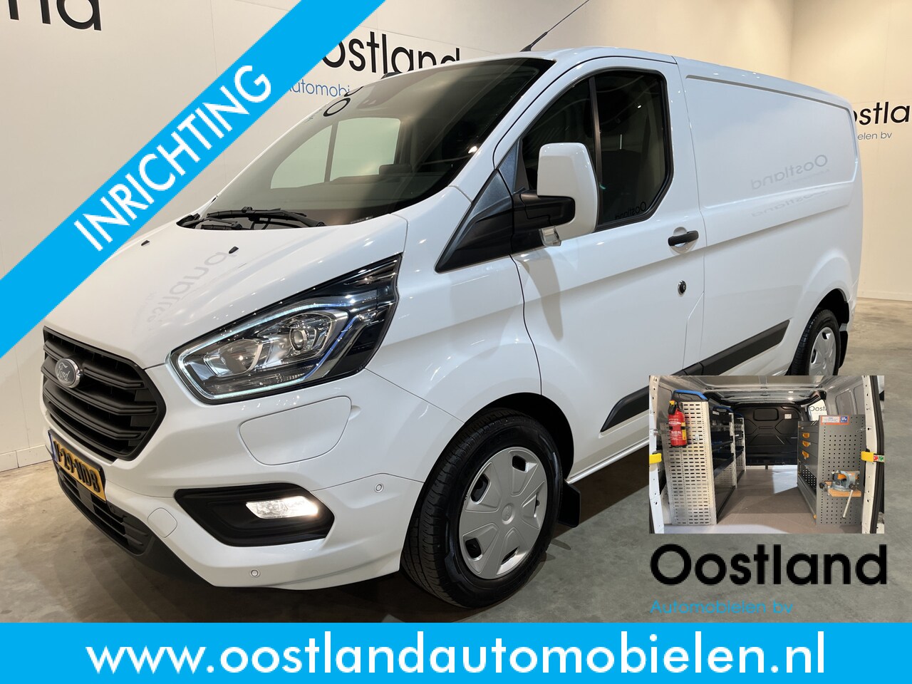 Ford Transit Custom - 340 1.0 EcoBoost L1H1 PHEV Trend Automaat / Euro 6 / Servicebus / Sortimo Inrichting /  Ai - AutoWereld.nl