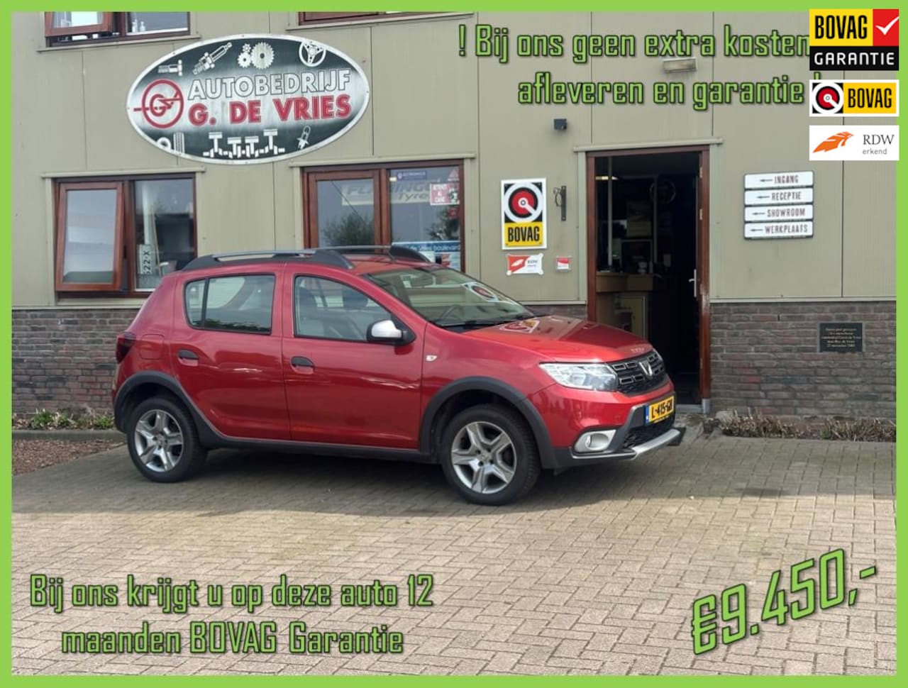 Dacia Sandero Stepway - 0.9 TCe SL - Prijs inclusief 12 maanden BOVAG-garantie en afleveren - - AutoWereld.nl