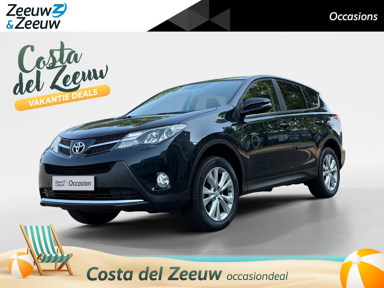 Toyota RAV4 - 2.0 Executive Business 4WD | UNIEKE KMSTAND | EERSTE EIGENAAR | LEDER | NAVI | TREKHAAK | - AutoWereld.nl