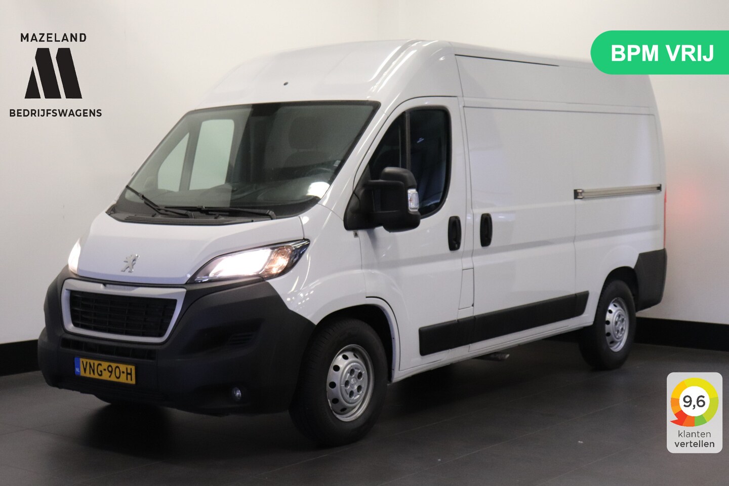Peugeot Boxer - 2.2 BlueHDi 165PK L2H2 EURO 6 - Airco - Cruise - Navi - € 13.950,- Excl. - AutoWereld.nl