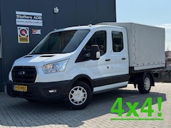 Ford Transit - 350 2.0 TDCI L2H1 DC 4WD | Huif | CarPlay | Navi | Cruise | 7-persoons | Vierwielaandrijvi