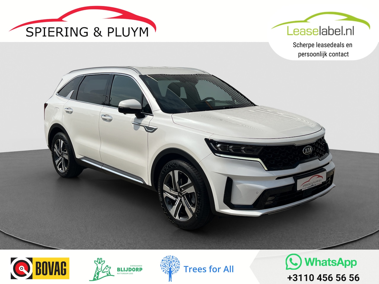 Kia Sorento - 1.6 T-GDI PHEV 4WD ExecutiveLine 7p. | Trekhaak | Stoelventilatie | Parelmoer - AutoWereld.nl