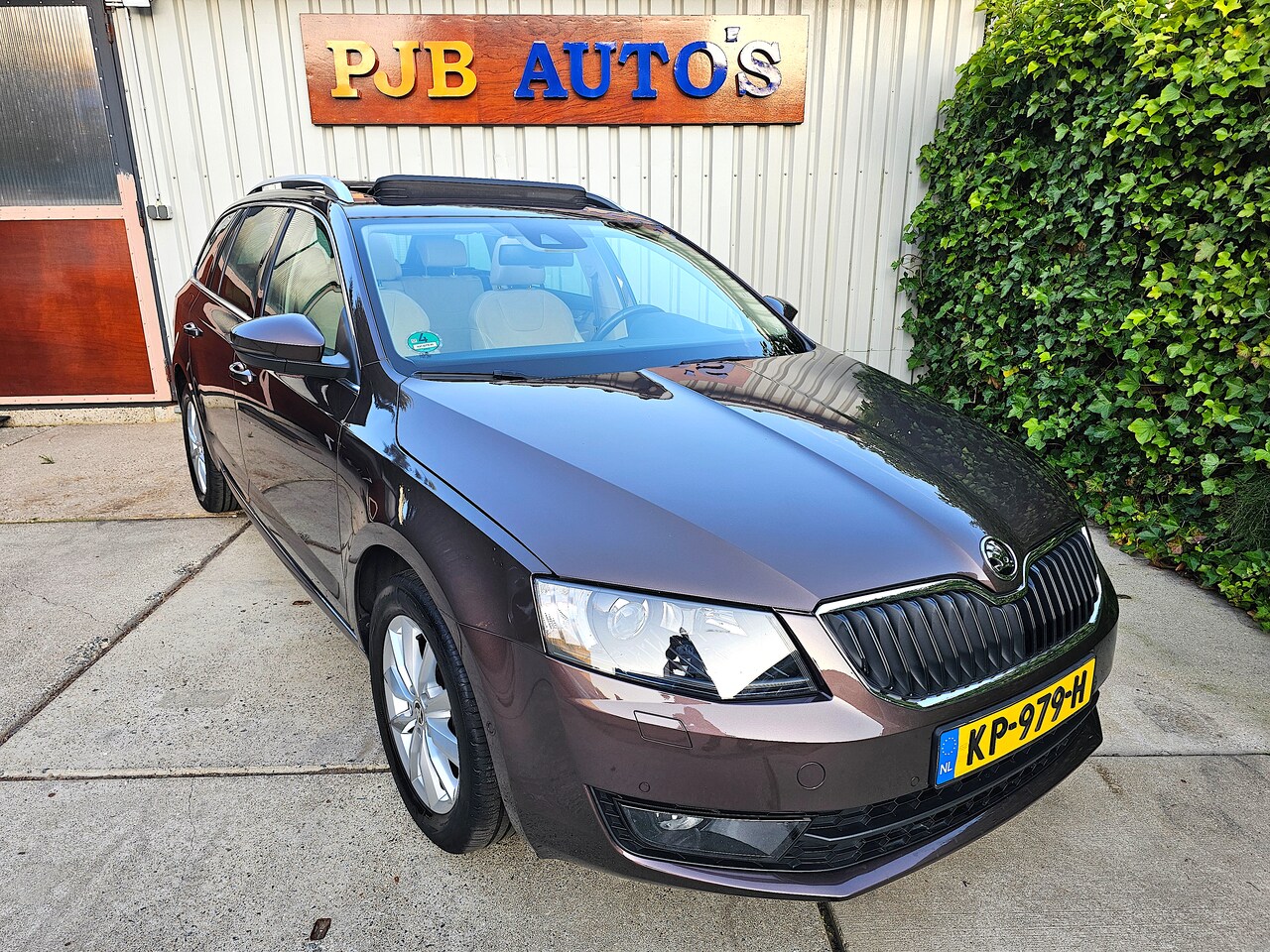 Skoda Octavia Combi - 1.0 TSI Greentech Style Business Panorama! Beige leer! DSG!