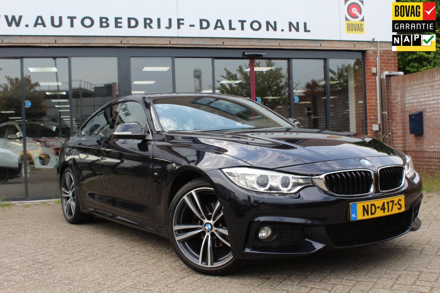 BMW 4-serie Gran Coupé - 420i Centennial High Executive M-SPORT, TREKHAAK (ELECTRISCH), LEER, NAVIGATIE, CAMERA - AutoWereld.nl
