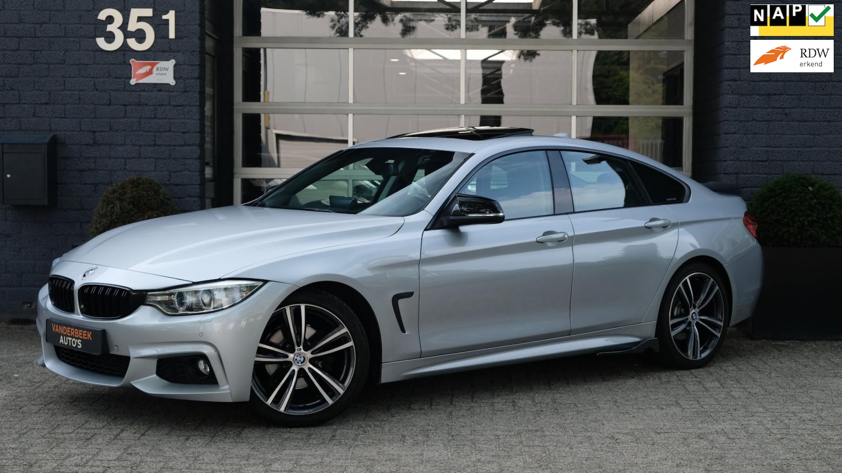 BMW 4-serie Gran Coupé - 428i M Sport 245PK Leder Schuifdak - AutoWereld.nl