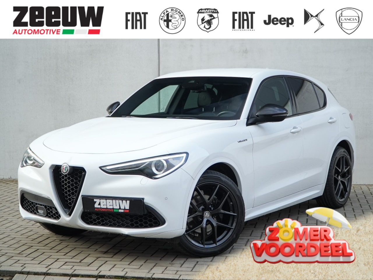 Alfa Romeo Stelvio - 2.0 Turbo 280 PK AWD Veloce | Navi | Harman | Driver | BTW | 20" - AutoWereld.nl