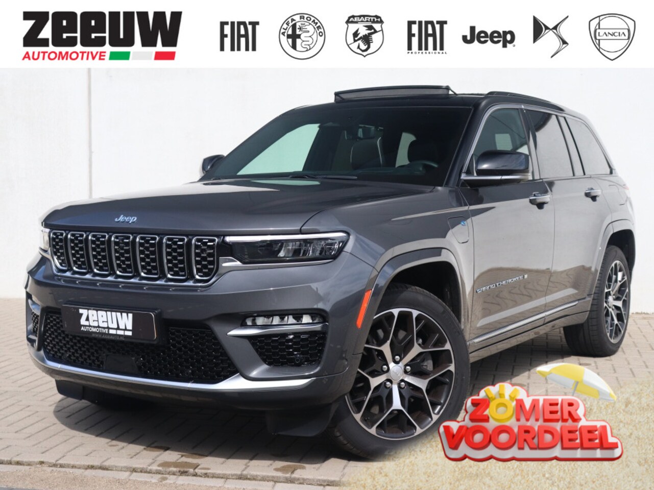 Jeep Grand Cherokee - Summit Reserve 4xe 380 PK | Leder | Pan dak | 21" - AutoWereld.nl